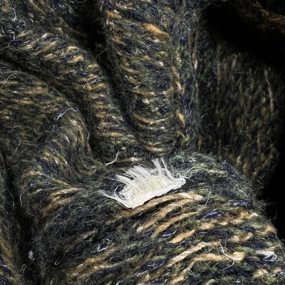 Vintage Fair Isle Sweater Dress Mini Scandi Girl Scandinavian Winter Christmas - Picture 5 of 8